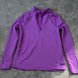 Under Armour Vibrant Purple Half-Zip Top